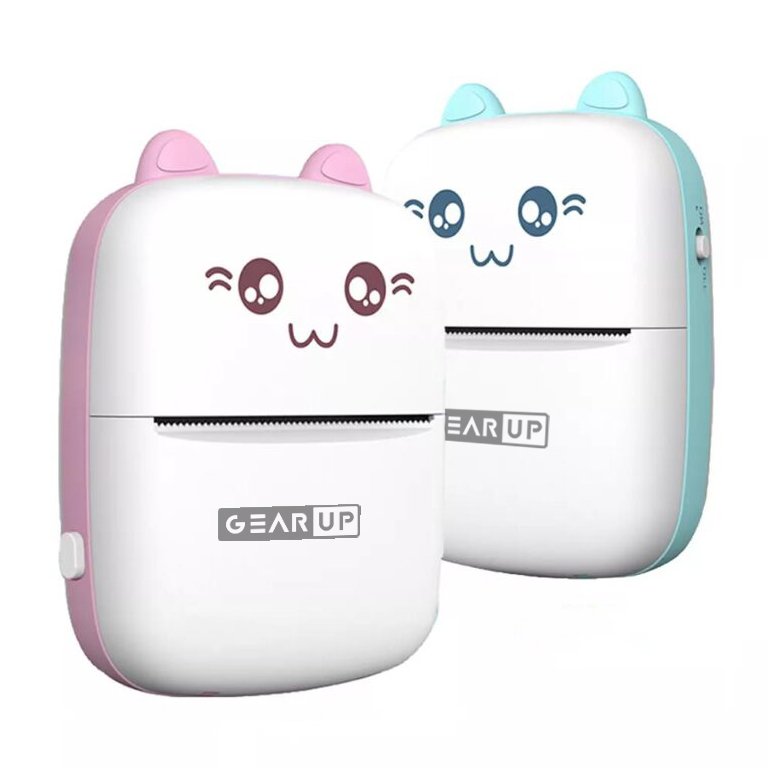GearUP mini Thermal Bluetooth Printer – Pink Color