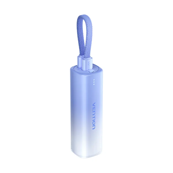 Vention FHWR0 5000mAh 20W Power Bank with USB-C to Lightning Cable – Gradient Blue