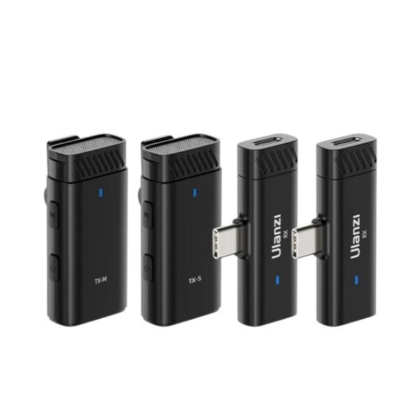 ULANZI HM2301 Dual Channel Wireless Lavalier Microphone