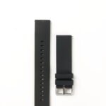 20MM Plain Silicone Watch Strap – Black Color