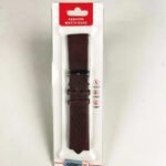 22mm Leather Strap for Smartwatch – Coffee Color