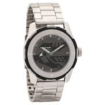 Fastrack NP3099SM04 Quartz Analog Black Dial Stainless Steel Strap Watch 
