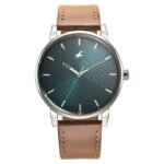 Fastrack 3278SL03 Stunners Green Dial Leather Strap Watch