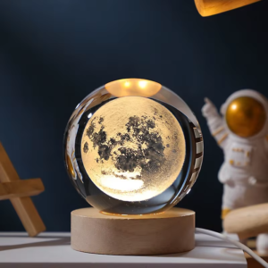3D Crystal Bal –  Moon (1 Color Base)