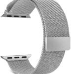 42mm-49mm Metal Magnetic Watch Strap – Silver Color