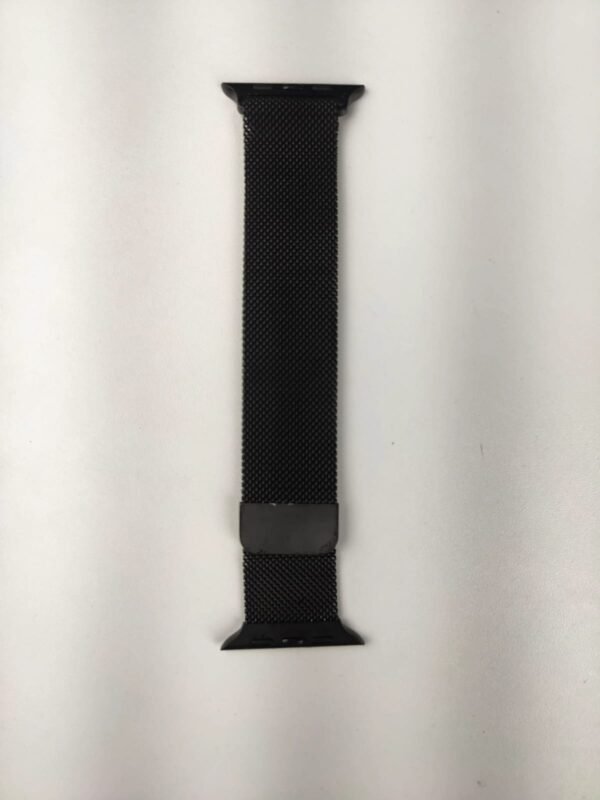 42mm-49mm Metal Magnetic Watch Strap – Black Color - Image 2