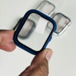 45mm Smartwatch Premium Tempered Glass Case- Blue Color