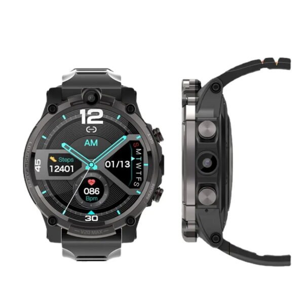 4G LTE Android Smartwatch (2GB + 1 6GB) with Dual Camera (V20 Max) - Image 2