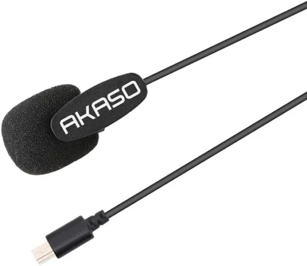 AKASO External Microphone EK7000/ EK7000 Pro/Brave 4//Brave 7 LE/Brave 4 Pro/ V50X/ V50 Elite Action Camera - Image 2