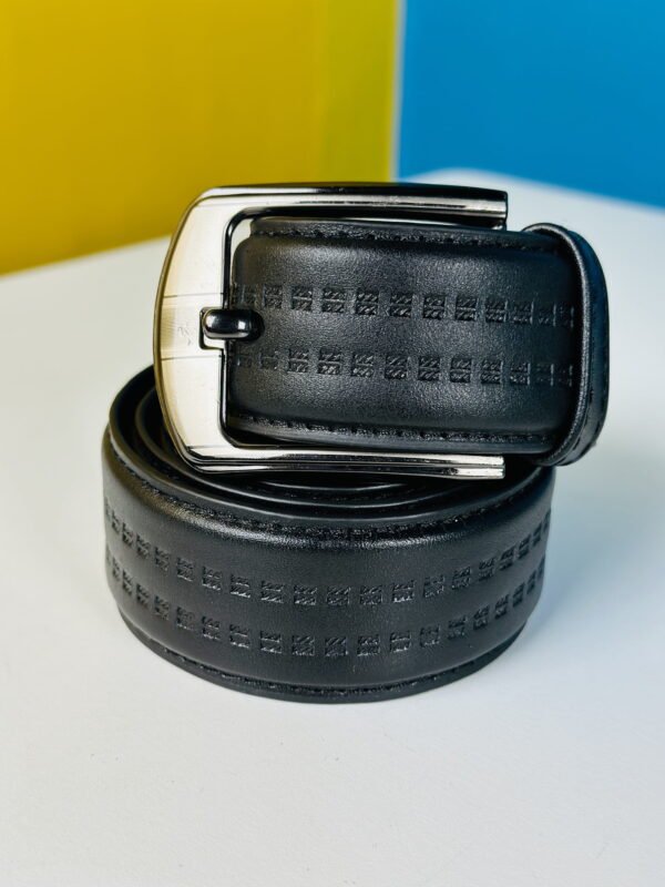 Genuine Leather Belt-  Black (GearUp1004)