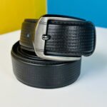 Genuine Leather Belt-  Black (GearUp1003)