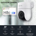 Ezviz H8c 2K Night Vision 360 Degree Outdoor Camera