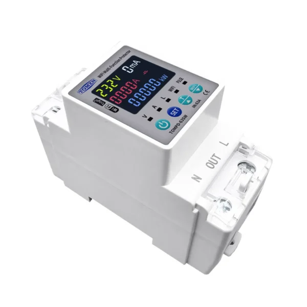 TOMZN 63A WiFi Smart Circuit Breaker with Real-Time Energy Monitoring and App Control - Image 2