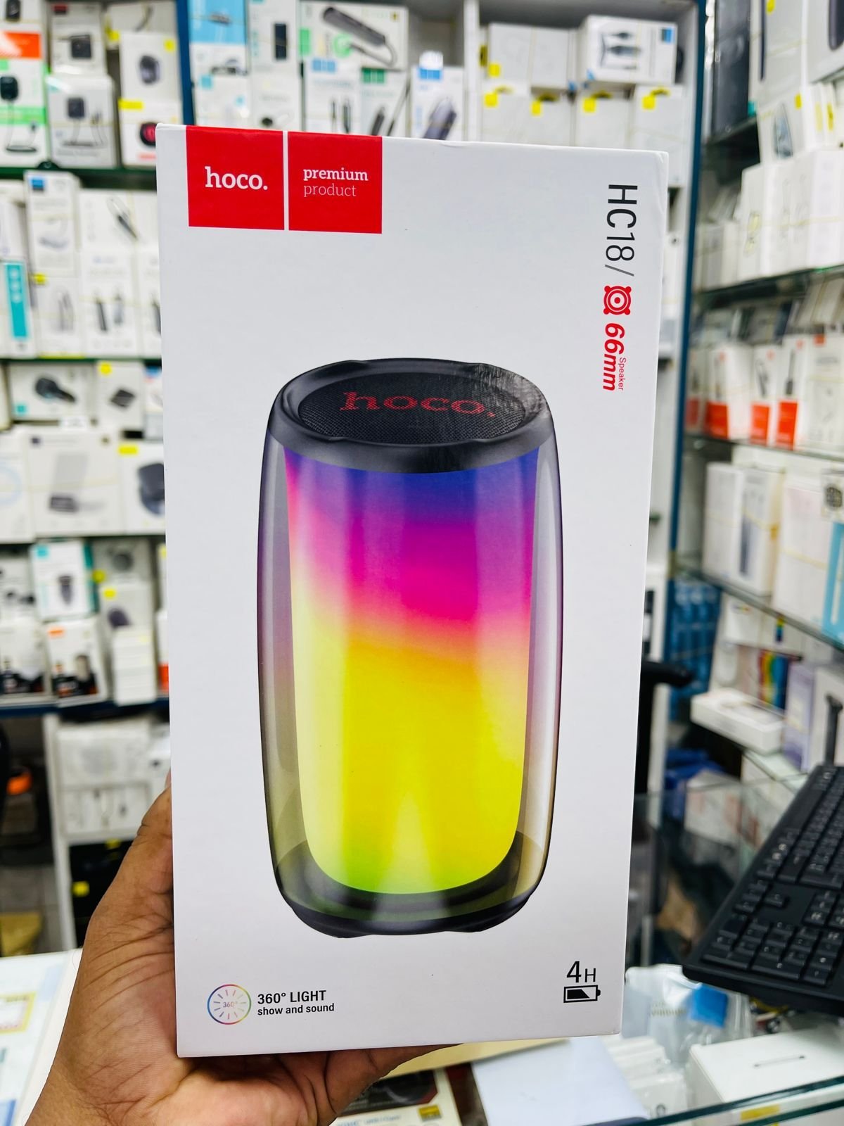 Hoco HC18 Portable Jumper Colorful Bluetooth Speaker - Image 2