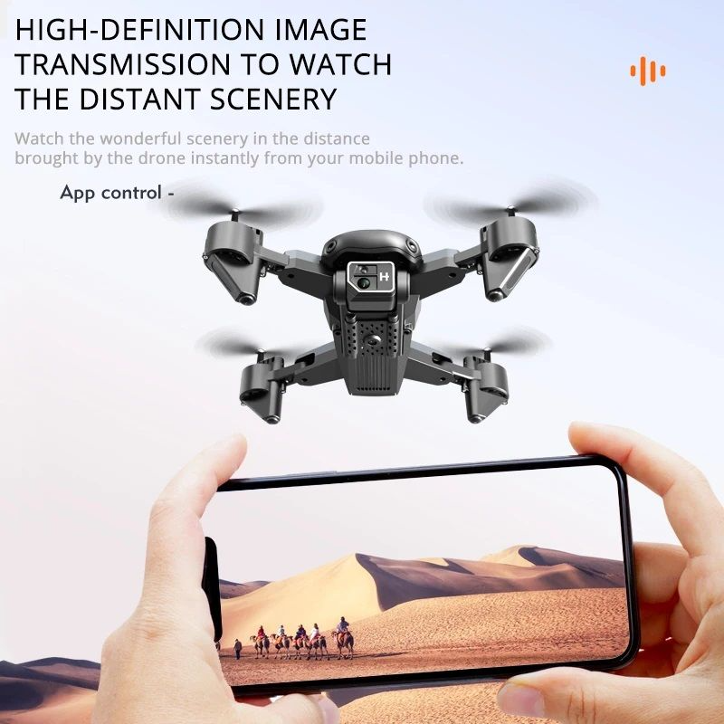 HDRC S7 8K/1080P HD Dual Camera Foldable FPV Drone - Image 3
