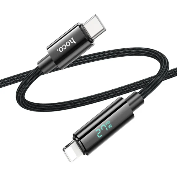 HOCO U125 Benefit PD Charging Data Cable With Display iPhone