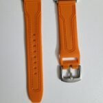 Spigen Line Silicon Strap For Smart Watch- 42/44/45mm-Orange Color