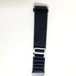 Pin Lock Fabric Stap For Smart Watch-22mm -Black Color