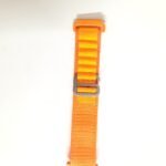 Pin Lock Fabric Stap For Smart Watch-20mm -Orange Color