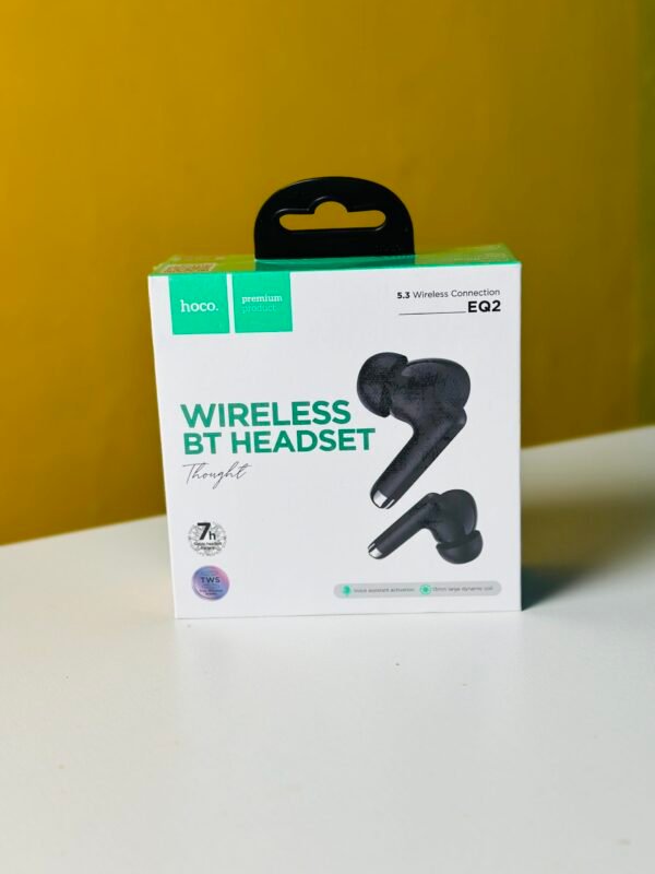 HOCO EQ2 True Wireless in Ear Earbuds – Black  Color - Image 2
