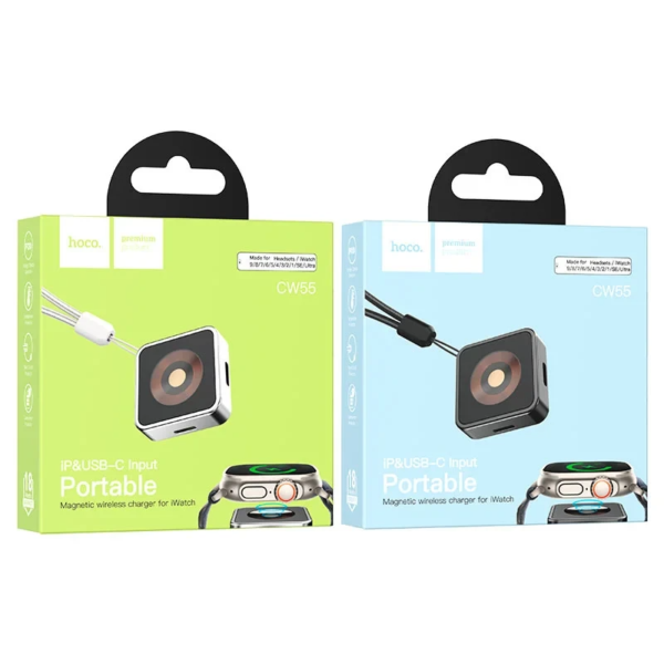 Hoco CW55 Magnetic Charging Dock for iWatch - Image 2