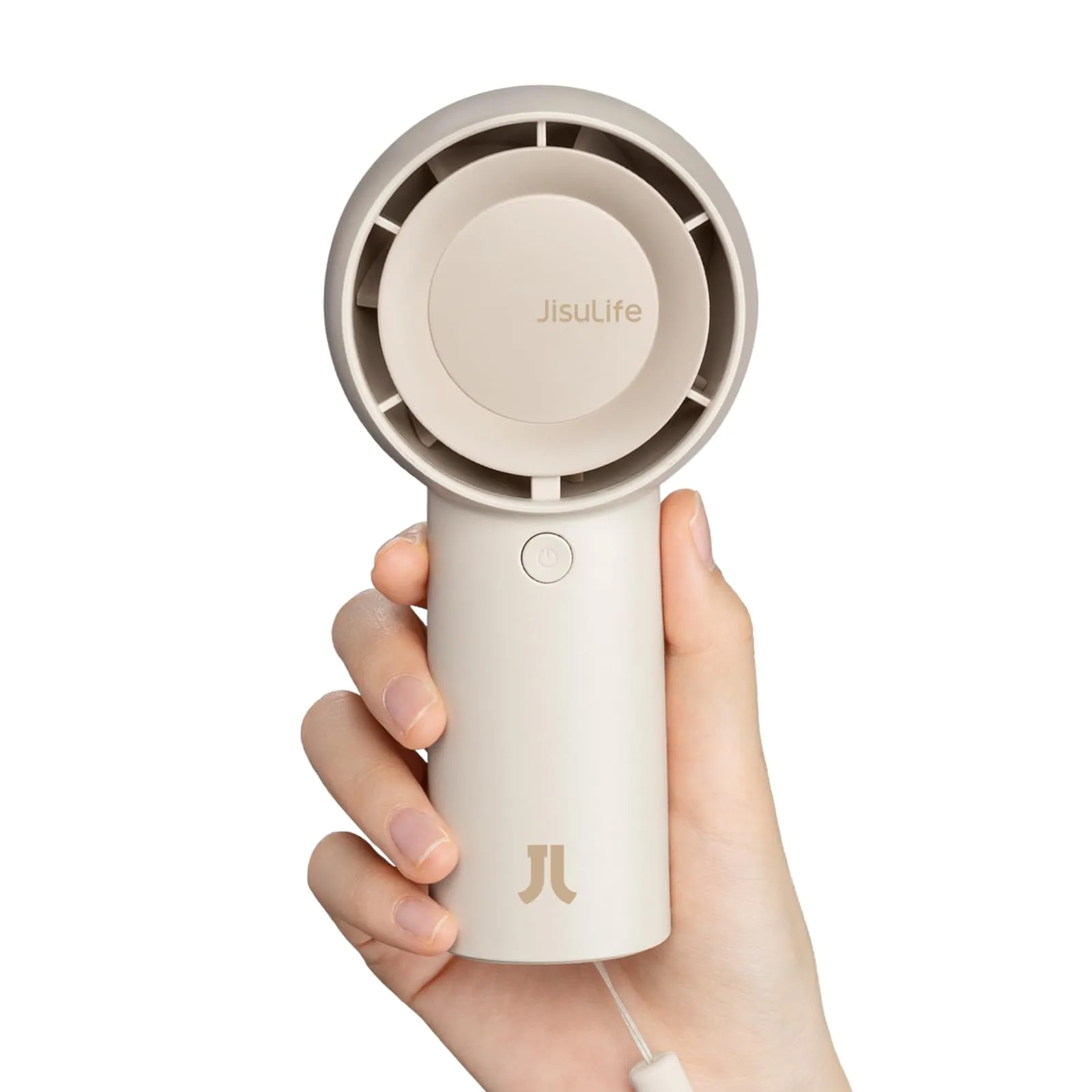 JISULIFE FA43 Handheld Turbo Fan 4000mAh – Brown Color