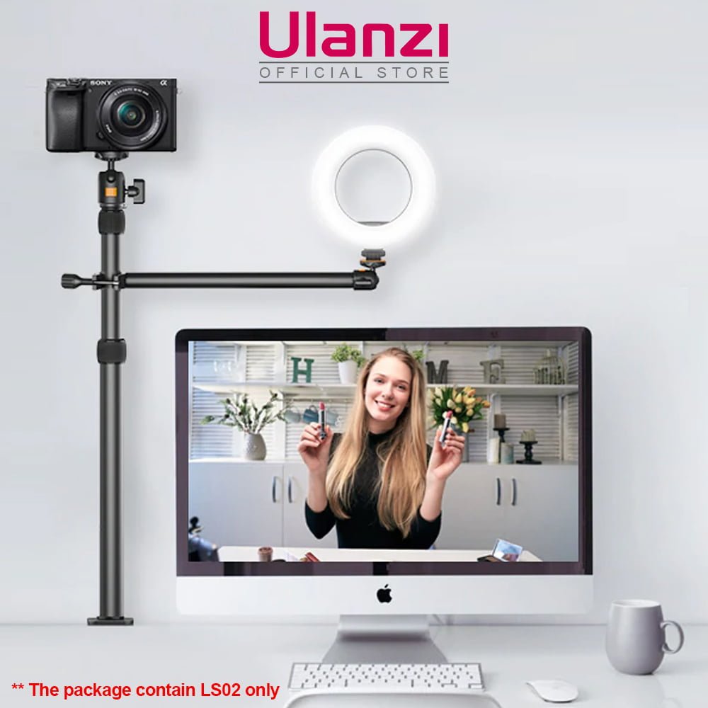 New! Overhead Desk Mount Stand for DSLR, DSLR & Ring Lights (Ulanzi VIJIM-LS02) - Image 5