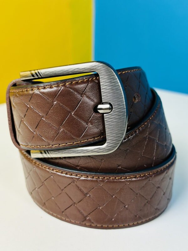 Genuine Leather Belt-  Brown (GearUp1001)