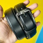 Genuine Leather Belt-  Black (GearUp1006)