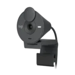 Logitech BRIO 300 Webcam with auto light correction With Noise-reducing mic – Black color