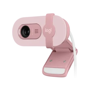 Logitech Brio 100 Full HD Privacy Shutter Webcam – Rose Color