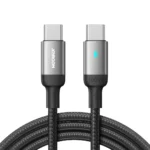 JOYROOM S-CC100A10 100W Nylon Type-C to Type-C cable 1M