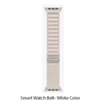 Series 8 Smartwatch Replacement Nylon Strap – White Color