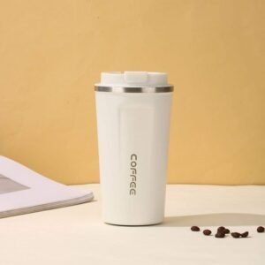 Stainless Steel Coffee Mug – White Color