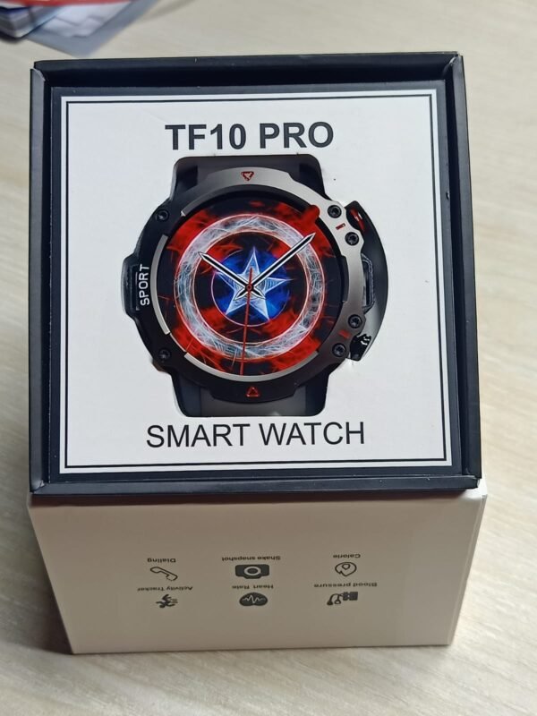 TF10 Pro Smartwatch – Black Color - Image 2