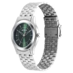 Titan Karishma Zing Quartz 1648SM01 Analog Green Dial Stainless Steel Strap Watch for Men