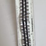 42/44/49mm SS Beny Metal Strap For Smartwatch – Silver+Black Color