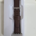 42/44/45/49mm Spigen  Leather Strap For Smartwatch – Coffee Color