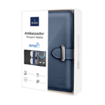WIWU Ambassador Passport Wallet – Blue Color