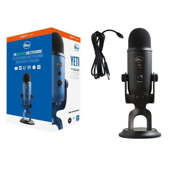 Blue Yeti Microphone (Blackout Edition)- World’s #1 USB Microphone - Image 3