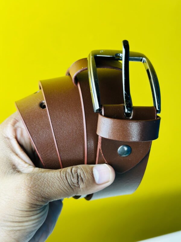 Genuine Leather Belt-  Brown (GearUp1002) - Image 2