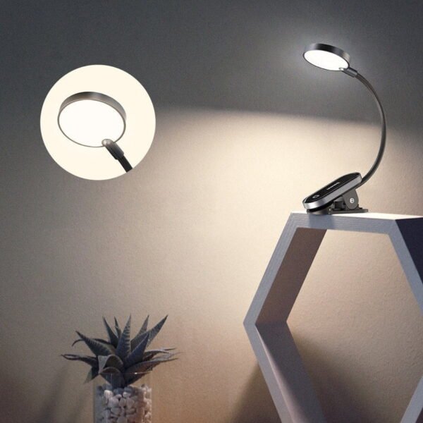 Baseus Rechargeable Mini Clip Lamp For Book Reading, Aquarium, Laptop Keybaord Light Portable And Useful (DGRAD-0G) - Image 6