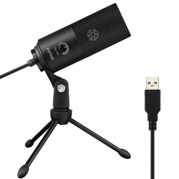 FiFine K669B Microphone- USB Studio Condenser Microphone For YouTube Studio - Image 2