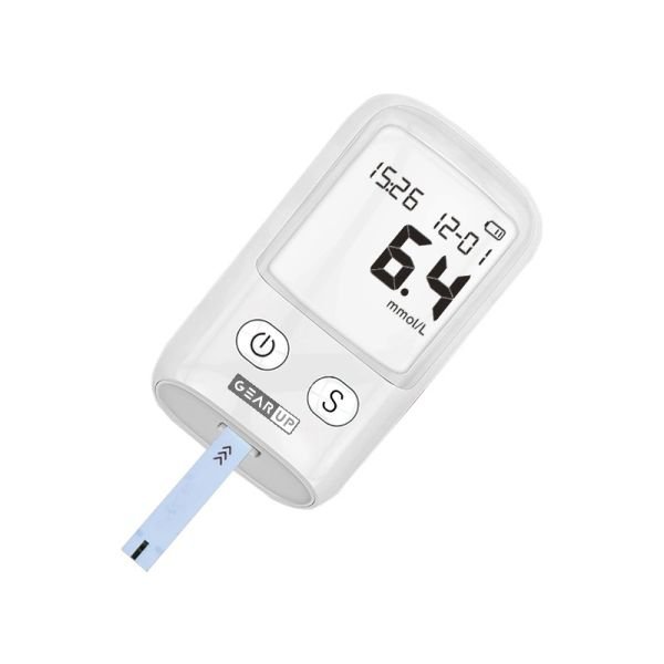 GearUP BGM-20 Diabetes Measuring Machine/ Blood Glucose Meter With 25 Test Strips - Image 3