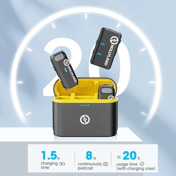 Hollyland Lark M1 Wireless Lavalier Microphone With Noise Cancellation - Image 2