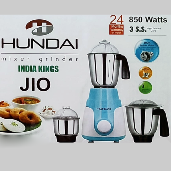 Hundai Stainless Steel Mixer Grinder Blender – 850W - Image 2