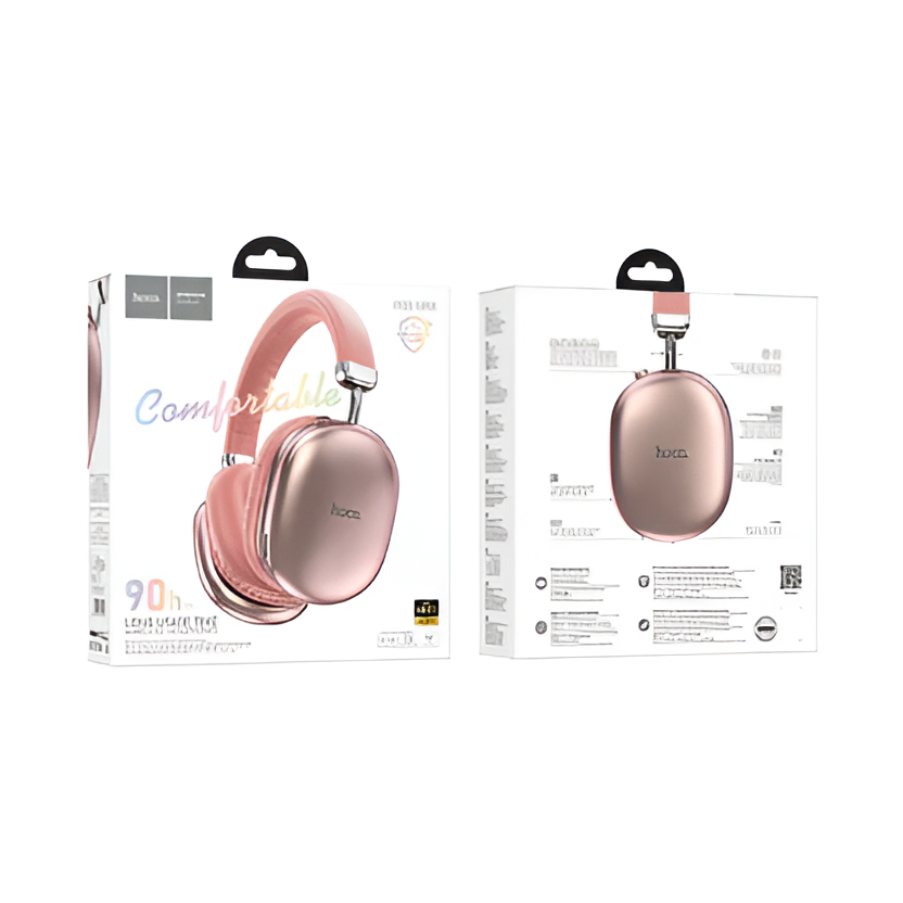 HOCO W35 MAX WIRELESS HEADPHONE – PINK - Image 2