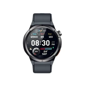 Qcy Active GX Amoled Display Bluetooth Calling Smartwatch – Black