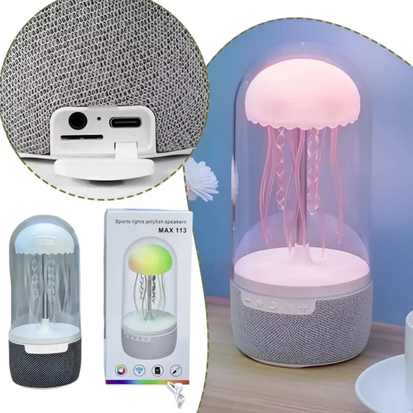 Creative Bluetooth Jellyfish Speaker with Colorful Octopus Lights - Image 2