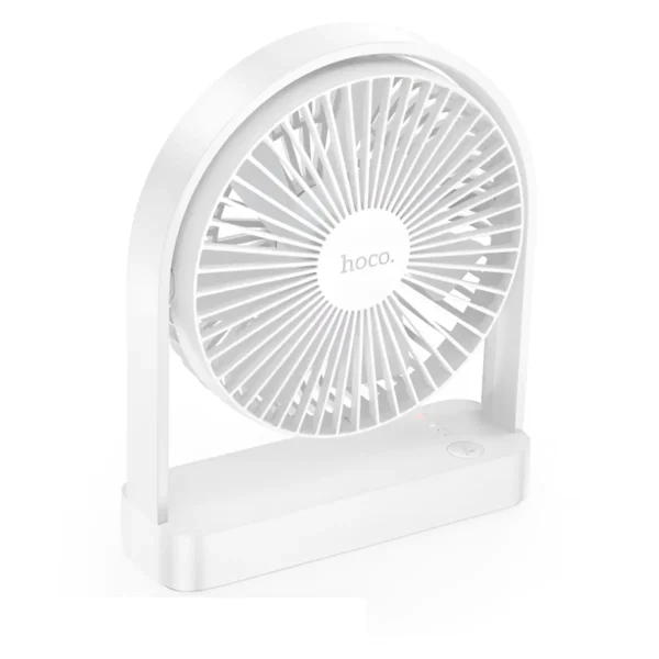 Hoco HX65 Ultra-Thin Rechargeable Table Fan - Image 2